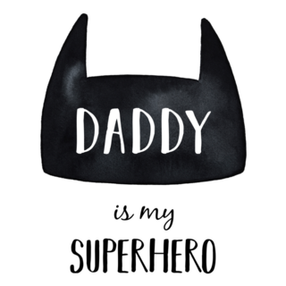 Happy Fathers Day Daddy Is My Superhero Sticker