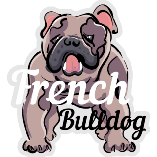 Happy French Bulldog Day Sticker