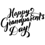 Happy Grandparents Day! Calligraphy Sticker