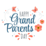 Happy Grandparents Day Cute Illustration Sticker