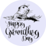 Happy Groundhog Day Sketched Illustration Sticker