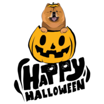 Happy Halloween Chow Sticker