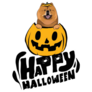 Happy Halloween Chow Sticker