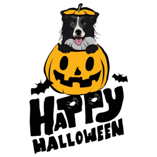 Happy Halloween Dog Sticker