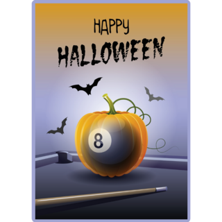 Happy Halloween Pool Sticker