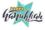Happy Hanukkah Teal Star Sticker
