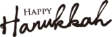 Happy Hanukkah Text Sticker
