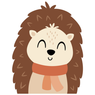 Happy Hedgehog Sticker