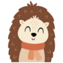 Happy Hedgehog Sticker