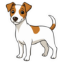 Happy Jack Russell Sticker