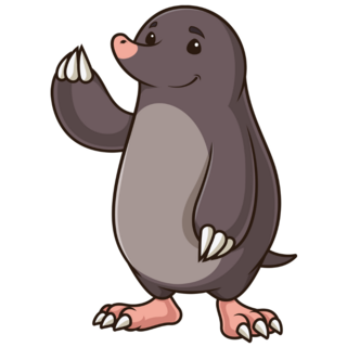 Happy Mole Sticker
