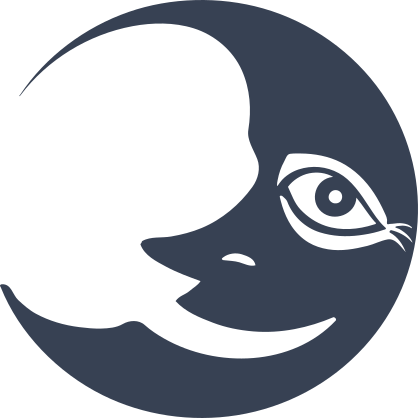 Happy Moon Sticker