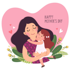 Happy Mother’s Day Cute Card Sticker