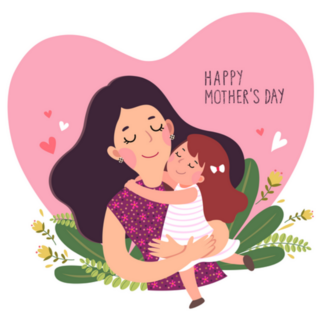 Happy Mother’s Day Cute Card Sticker