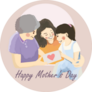 Happy Mothers Day Grandmother Sticker