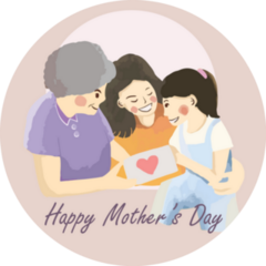 Happy Mothers Day Grandmother Sticker