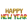 Happy New Year Ghana Sticker
