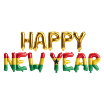 Happy New Year Ghana Sticker