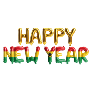 Happy New Year Ghana Sticker