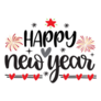 Happy New Year, Happy New Year, Cheers Holiday Sticker 