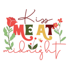 Happy New Year Kiss Me At Midnight Sticker 