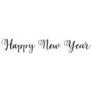 Happy New Year Lettering Sticker 