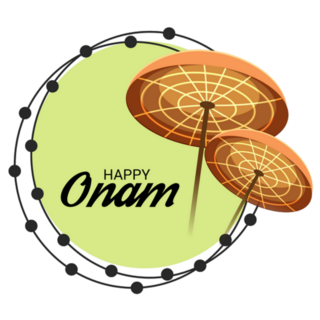 Happy Onam Festival Of South India Kerala Sticker