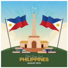 Happy Philippines Sticker