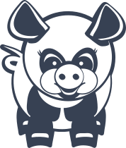 Happy Pig Sticker