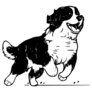 Happy Running Berner Sticker