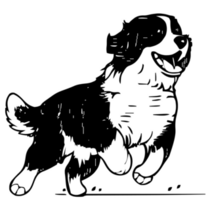Happy Running Berner Sticker