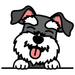 Happy Schnauzer Sticker