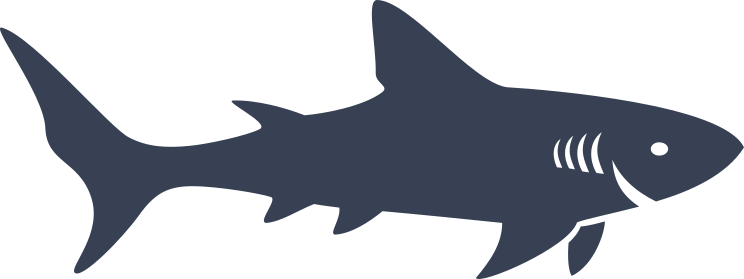 Happy Shark Smiling Sticker