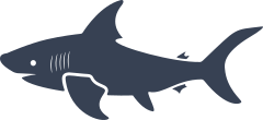 Happy Shark Sticker