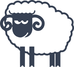 Happy Sheep Lamb Sticker