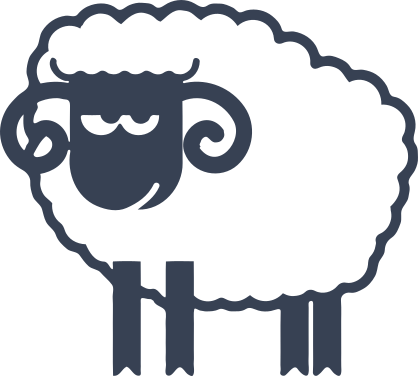 Happy Sheep Lamb Sticker