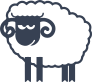 Happy Sheep Lamb Sticker