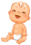 Happy Smiling Baby Sticker
