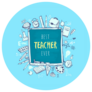 Happy Teachers Day Postcard Sticker