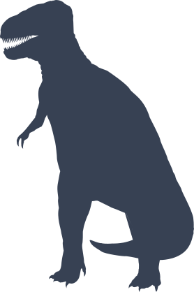 Happy Tyrannosaurus Rex Dinosaur Sticker