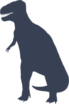 Happy Tyrannosaurus Rex Dinosaur Sticker