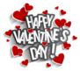 Happy Valentines Day Greeting Card Sticker