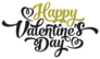 Happy Valentines Day Text In Green Sticker