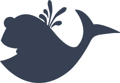 Happy Whale Sticker