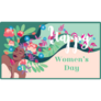 Happy Womens Day, March 8 Sticker
