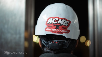 Hard Hat Stickers Interaction