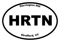 Harrington Hill Oval Sticker