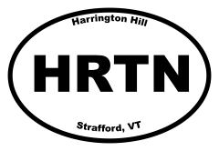 Harrington Hill Oval Sticker