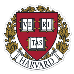 Harvard Crimson NCAA Logo Sticker