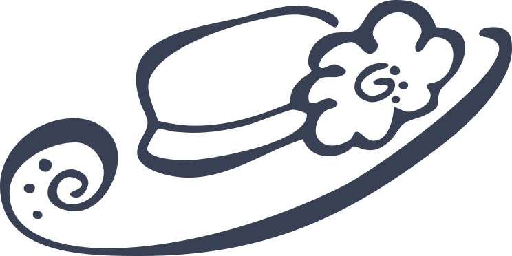 Hat With Flower Sticker